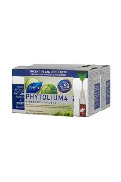 Phyto Saç Uzamasına Yardımcı Serum - Phytolium4 Serum 12 X 3,5 ml 2 Kutu 3338...