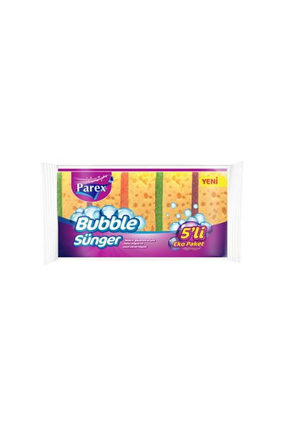 Parex Bubble Sponge Eco Pack of 5