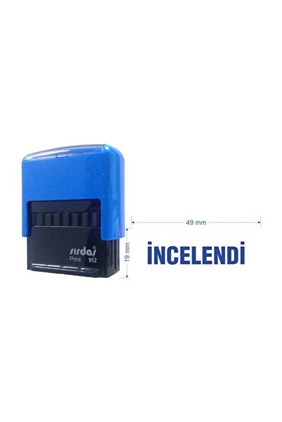 Sırdaş 912 Kaşe Mavi makine Mavi Keçe  "İNCELENDİ" yazısı ile