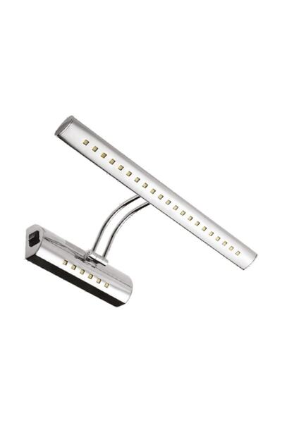 YCL 7W 40cm Led Duvar, Tablo veya Banyo Ayna Apliği,Krom,YDA-107