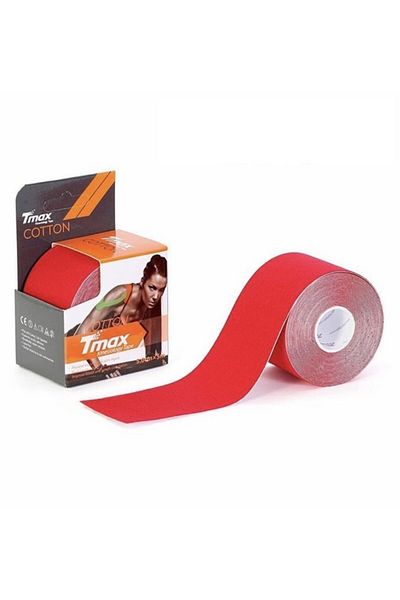 TMAX Tape Kinesio Red Color 5 Meters X 5 cm Kinezyotape