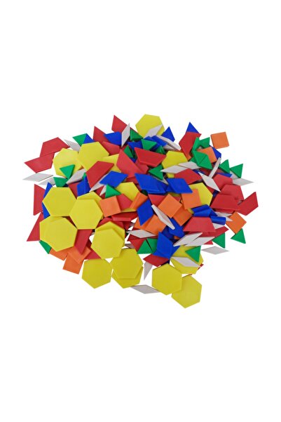 TRAY Örüntü Blokları (PLASTİK), 128 Parça Karışık