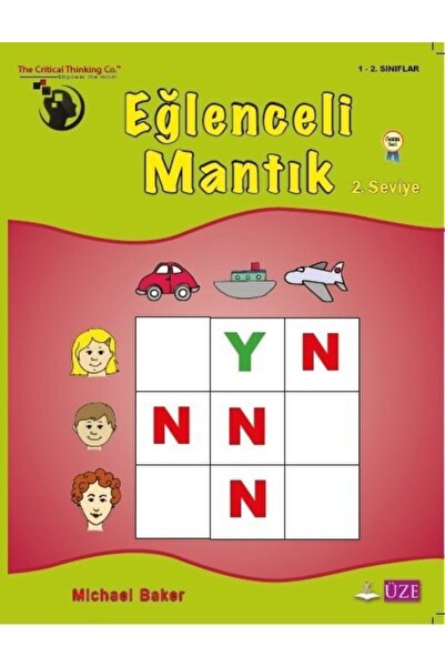 Üze Yayınları Eğlenceli Mantık 2. Seviye Kitabı (1 - 2.sınıflar)