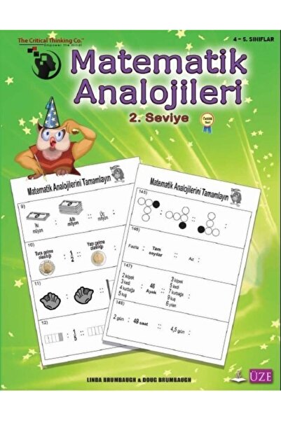 Üze Yayınları Matematik Analojileri 2. Seviye Kitabı (4 - 5.SINIFLAR)