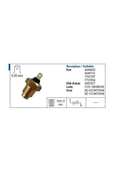 Hararet Musuru M124-131 Bravo-brava-marea-palıo-tempra-tıpo-uno-ducato Dızel Lada Nıva Seat Ibıza Fa