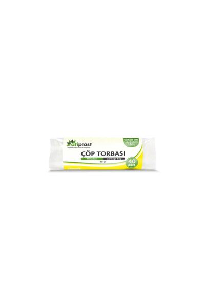 5 Adet Atiplast Mini Boy Çöp Torbası Şeffaf 40x50 cm 80 gram