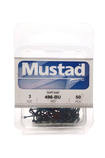 MUSTAND Kısa Pala Çarpraz Olta İğnesi No:1