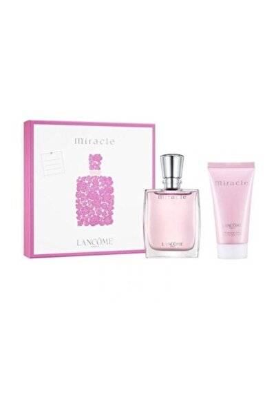 Lancome Miracle Edp 30 ml+50 ml Vücut Losyonu Kadın Parfüm Set 3614272589087