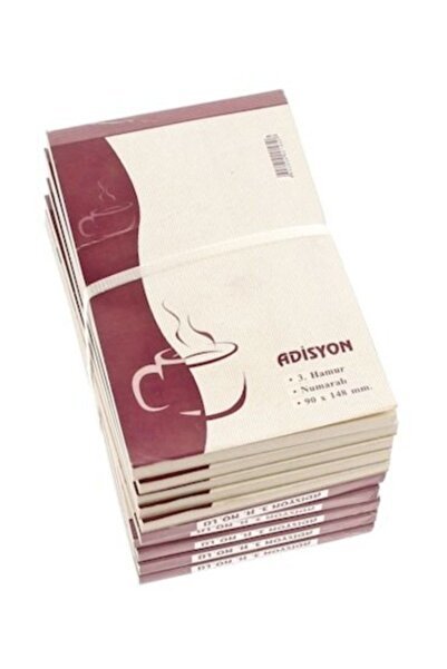 ÖZKAN Adisyon Fişi 3.hamur Numaralı 80 Adetlik Bağ