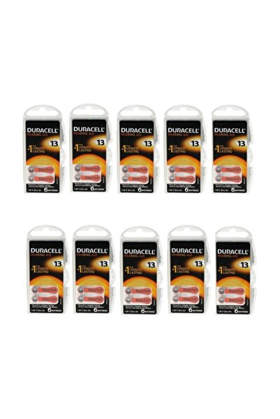 Duracell Activair 13 Numara 60'lı Özel Kulaklık  Pili Paketi ( 60 adet )