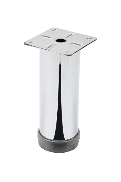 Gürçay Metal Mobilya Ayağı Krom Çap 42mm - 12cm (4 Adet)
