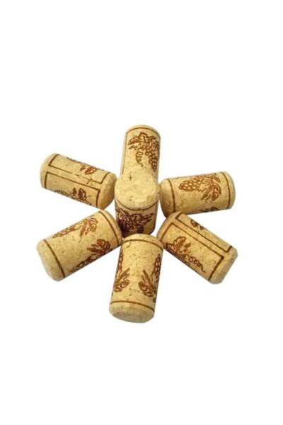 YYB Запушалка за бутилка 15 БРОЯ Незапечатана естествена коркова тапа