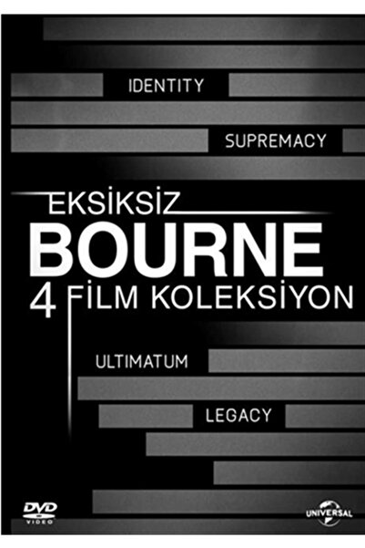 Pal DVD BOURNE 4 FİLM DVD KOLLEKSİYON