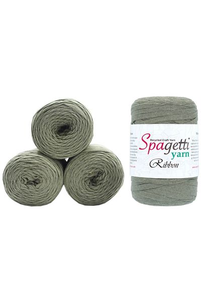 Spagettiyarn Χακί Κορδέλα 16 - Σετ 4 τεμαχίων
