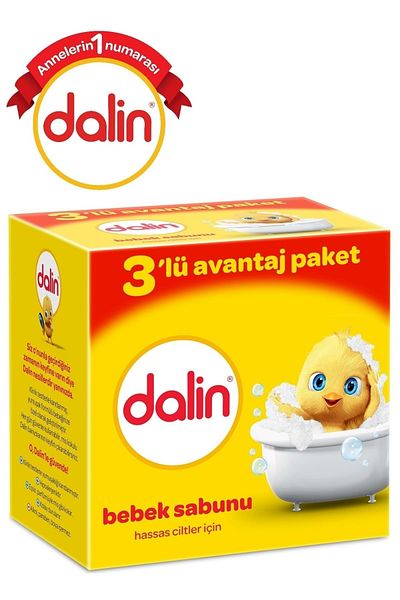 Dalin 100Gr 6-Piece Baby Soap Set - Box for Sensitive Skin (2Pk*3)