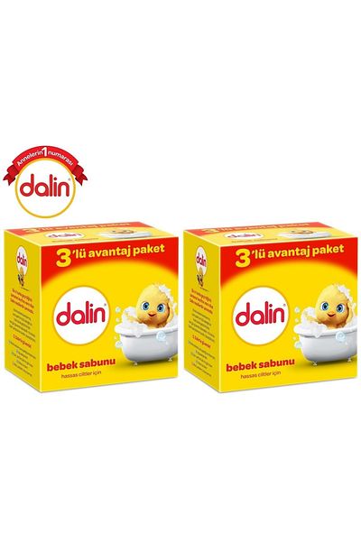 Dalin 100Gr 6-Piece Baby Soap Set - Box for Sensitive Skin (2Pk*3)