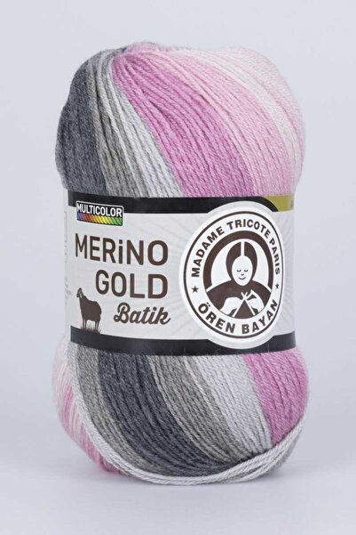 Ören Bayan Merino Gold Batik El Örgü İpi 100gr  (5 adet) 0838 STD