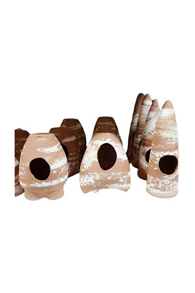 Avanos Orta Boy Doğal Küp, 10-12 Cm Akvaryum Dekoru 5 Adet