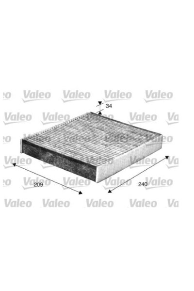 VALEO KABİN FİLTRESİ KARBONLU - ( FORD FOCUS CMAX 03- MONDEO 07-14 - KUGA 08-...