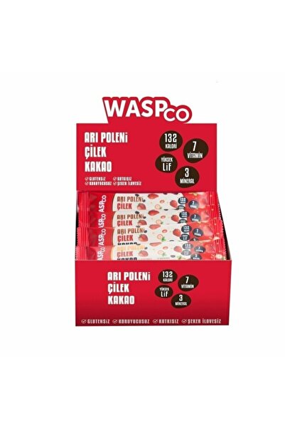 Waspco Arı Polenli Meyve Bar 35 Gr 16 Adet - HİNDİSTAN CEVİZİ - BİTTER