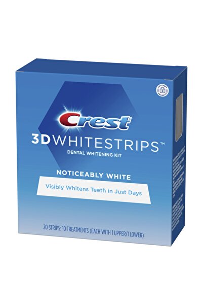 CREST 3D White Noticeably Whitestrips Diş Beyazlatma Bantı 10 paket 20bant