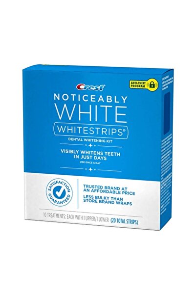 CREST 3D White Noticeably Whitestrips Diş Beyazlatma Bantı 10 paket 20bant