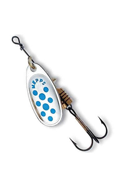 MEPPS Блъскава риболовна лъскавица Comet White Blue No:0 (2.5g)