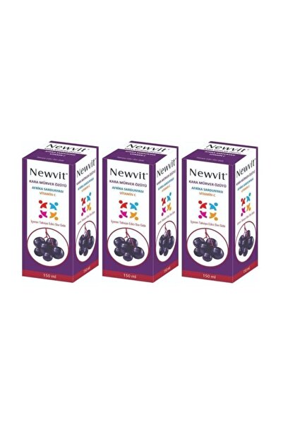 Rcfarma Newvit Kara Mürver & Afrika Sardunyası İçeren Takviye Edici Gıda 150 ...