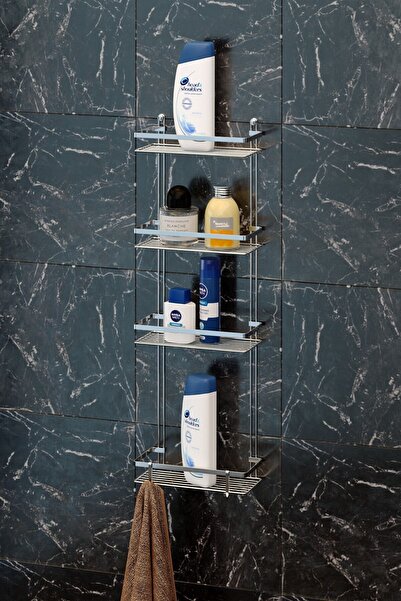 Teknotel ES060H KROM DORT KATLI LAMALI BANYO RAFI KANCALI