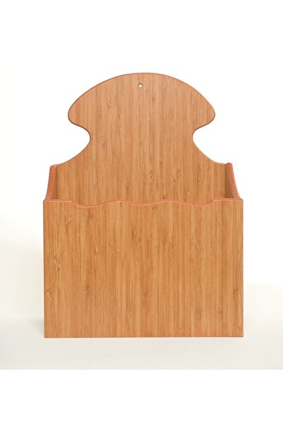 SELENA Ahşap Kapı Önü Lüks Posta Kutusu- Bambu