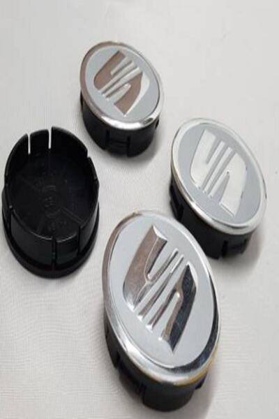 YED Jant Göbeği Seat 65/62 (62mm Yuva) 4'lü Set Silver