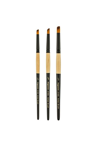 Bigpoint 215G Series Synthetic Bristle Deer Foot Brush No: 1/4 (1 Piece)