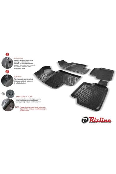 Rizline Citroen C4 2005 2006 2007 2008 2009 2010 2011 Model 3d Havuzlu Paspas