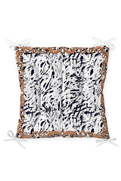Realhomes Zebra Motif Special Design Digital Printed Modern Fluffy Chair Cushion