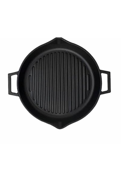 Lava Tabakçı Çanakçı Döküm Tava Çift Saplı 30 Cm