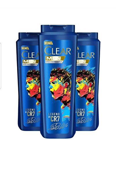 Clear Men Ronaldo Limited Edition Shampoo 600 ml X3 Set
