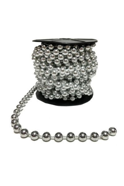 BalonEvi Ipe Stringed Silver Pearl 6 mm 10 m