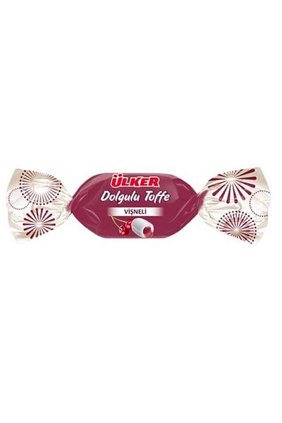 Ülker Toffe Cherry Juicy Filling Confectionery 1000 Gr