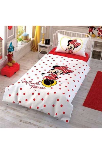 Taç Σετ παπλωματοθήκης Disney Minnie Check Revive