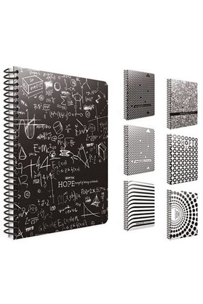 Gıpta Hope Spiral Cardboard Notebook 18.5x26 Cm 80 Sheets Lined Notebook