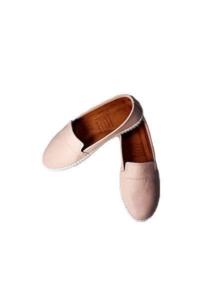 KAPAR Balerini clasici din piele naturală pudra pentru femei