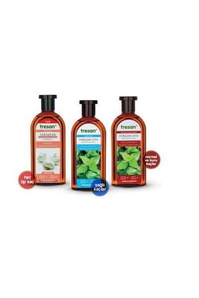 Tresan 3-Piece Shampoo Set - Economical and Practical