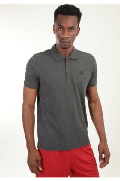 New Balance Ανδρικό μπλουζάκι με λογότυπο Anthracite Nbtm2000-ant