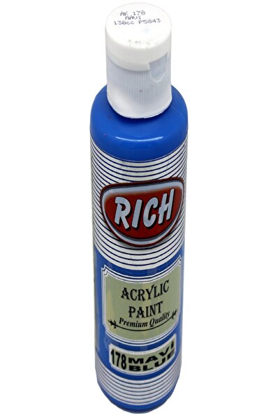 Rich Akrilik Ahşap Boya 178 - Mavi 130 cc
