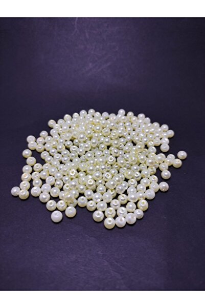 platin hediyelik 100 grame 4 mm margele de perle de sticlă cremă 4 mm