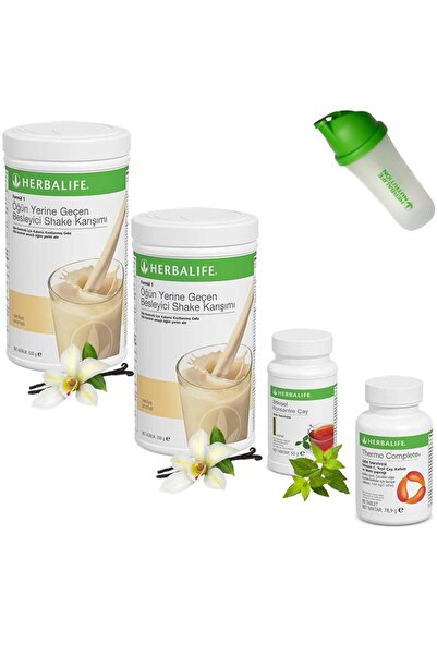 Herbalife Shake Vanilya 2 - Çay Klasik 50 Gr - Thermo Complete - Shaker