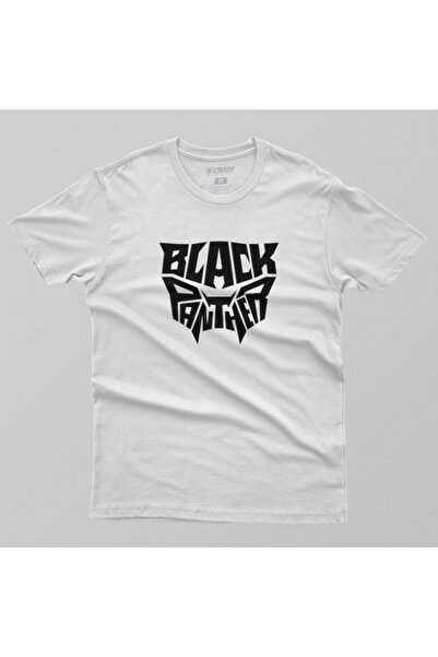 Crazy Ανδρικό μπλουζάκι Black Panther Panther Head Typography
