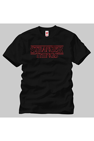 Crazy Ανδρικό T-Shirt με λογότυπο Stranger Things Outline