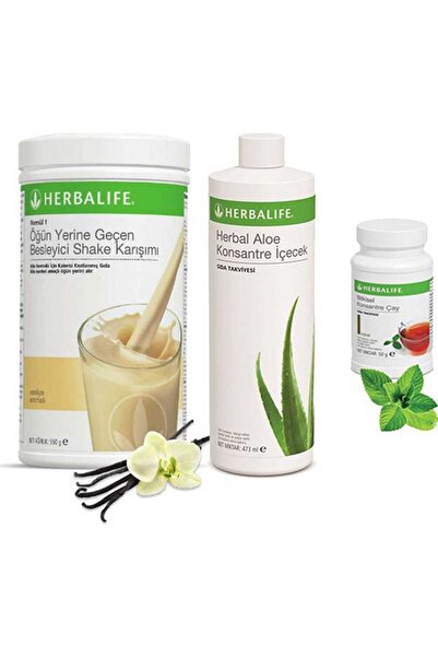 Herbalife Set1 (vanilyalı Shake + 100 Gr Klasik Çay + Aloe Vera )