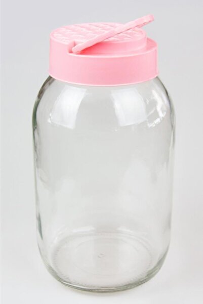 Tiesa Home 3 Litre Kapaklı Cam Turşu Bakliyat Saklama Kabı Kavanozu